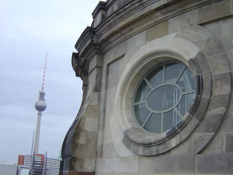 Bode-Museum Fenster große Kuppel