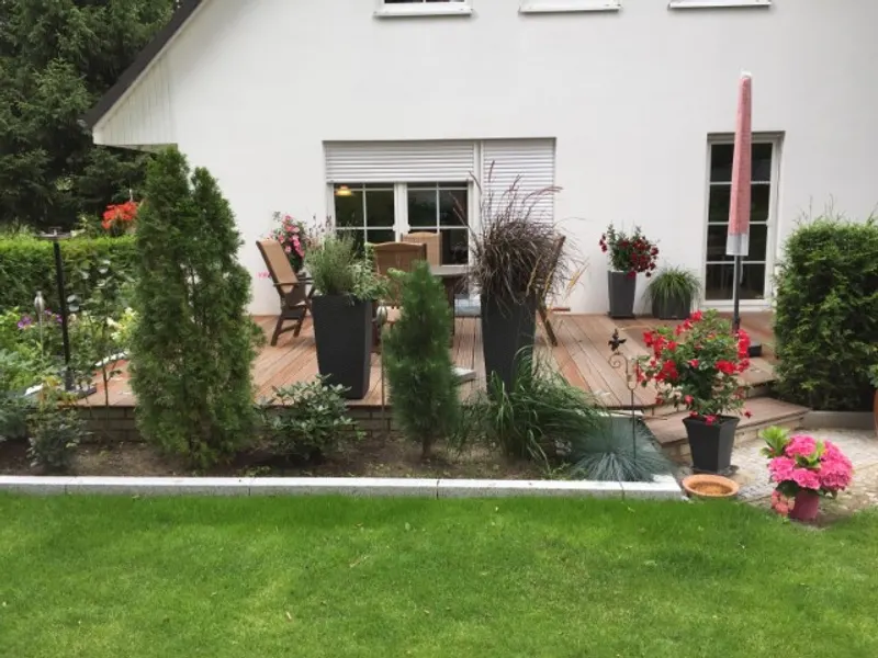 Terrassen — ausgeführte Arbeit der Tischlerei gegusch
