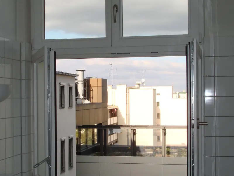 Commerzbank, 4-flüglige Fenster, innen
